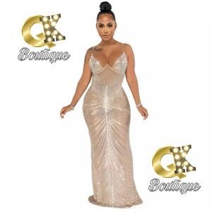 Shimmering Gold Dress